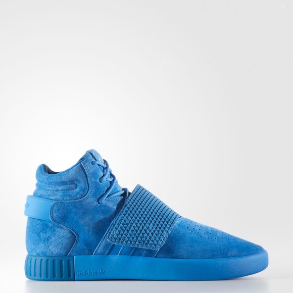 adidas Other - NWOB Adidas Intruder Strap Blue Suede Mens Sneaker